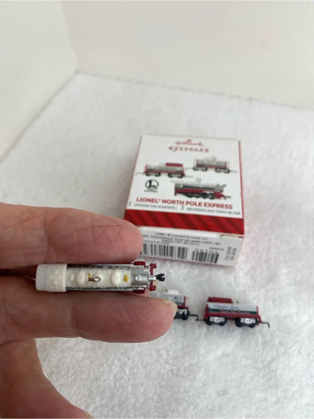 Hallmark Keepsake 2014 Lionel North Pole Express Ornaments Set of 3 Collectible